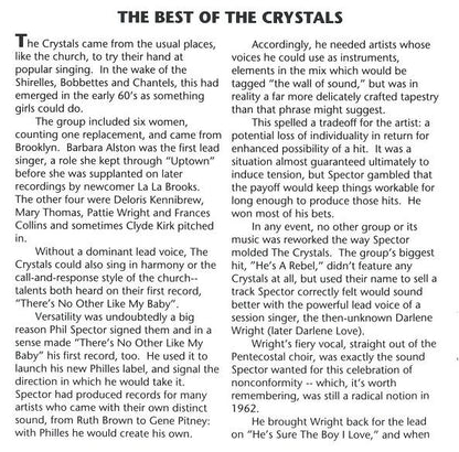 The Crystals : The Best Of The Crystals (CD, Comp)