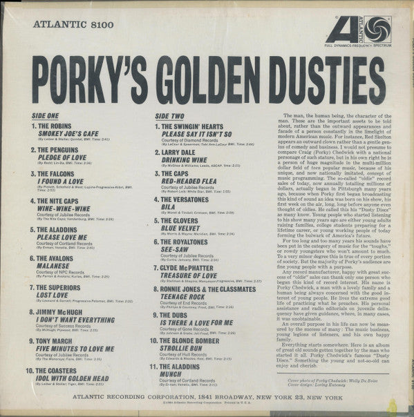 Various, Porky Chedwick : Porky's Golden Dusties (LP, Comp)