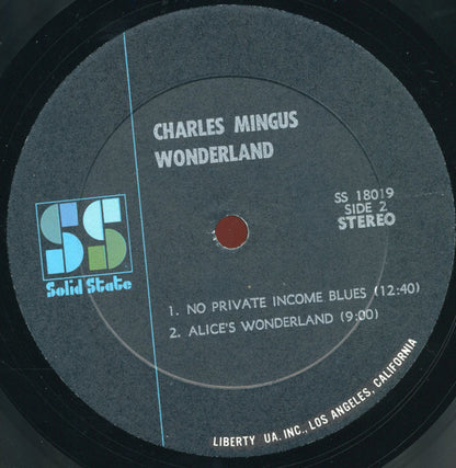 Charles Mingus : Wonderland (LP, Album, RE)