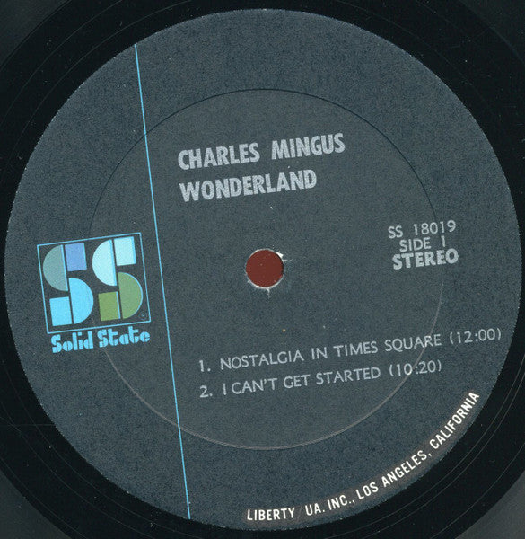 Charles Mingus : Wonderland (LP, Album, RE)