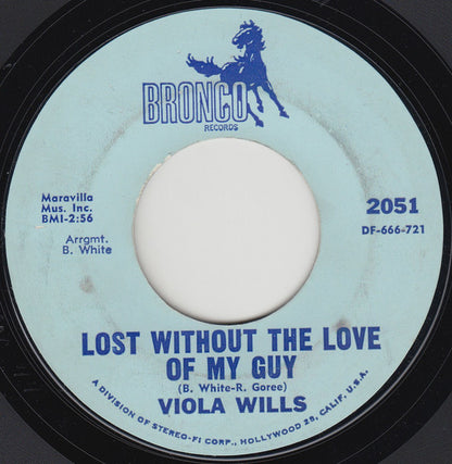 Viola Wills : I Got Love / Lost Without The Love Of My Guy (7", Styrene)