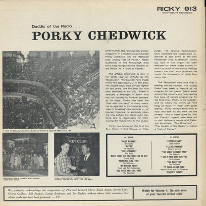 Various, Porky Chedwick : Dusty Discs: Volume No. 3 (LP, Comp)