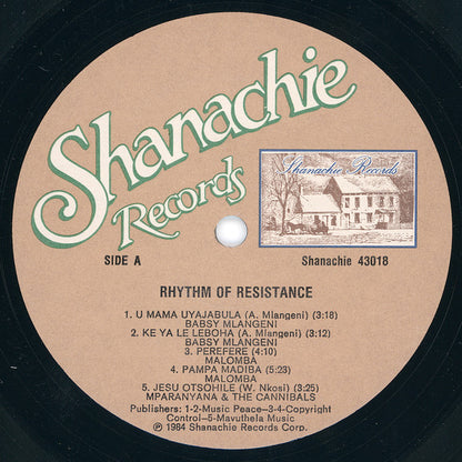 Various : Rhythm Of Resistance - Music Of Black South Africa (LP, Comp)