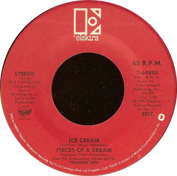 Pieces Of A Dream : Ice Cream (7")