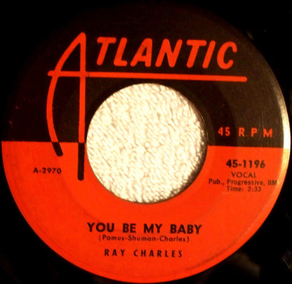 Ray Charles : You Be My Baby / My Bonnie (7")