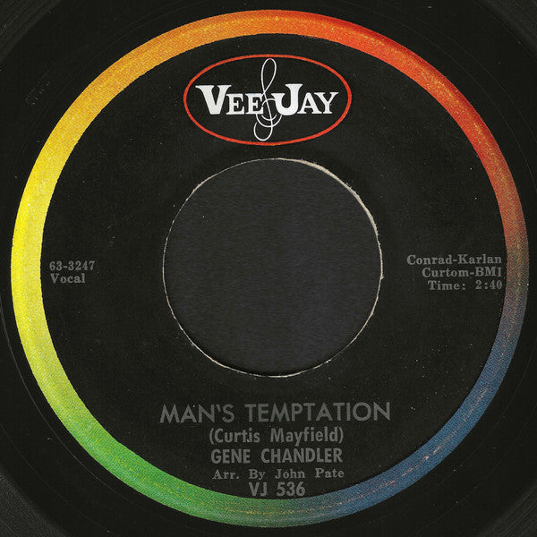 Gene Chandler : Baby That's Love / Man's Temptation (7")
