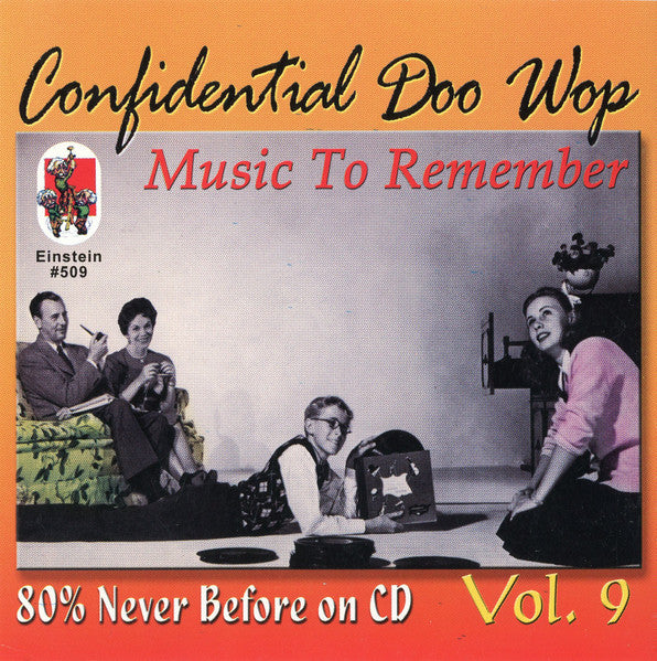 Various : Confidential Doo Wop Vol. 9 Music To Remember (CD, Comp)