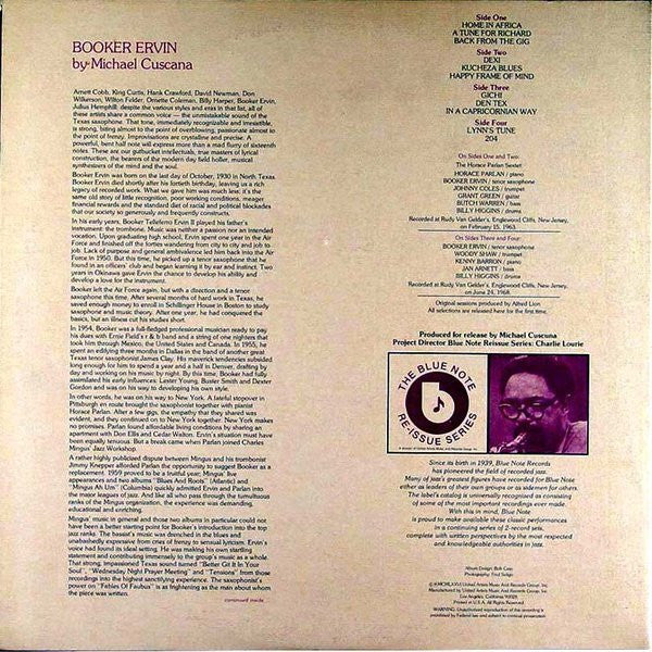 Booker Ervin : Back From The Gig (2xLP, Album)