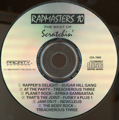 Various : Rapmasters 10: The Best Of Scratchin' (CD, Comp, RE)
