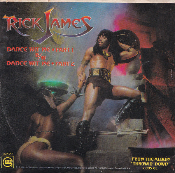 Rick James : Dance Wit' Me (7", Single, Promo)