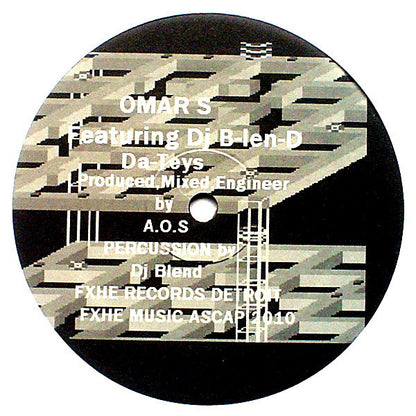 Roy Davis Jr. / Omar-S Featuring DJ Blend (2) : All I Do / Da-Teys (12")
