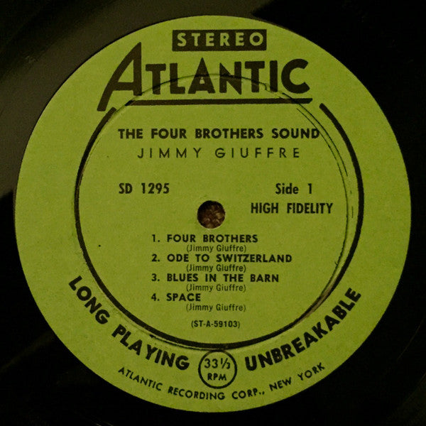 Jimmy Giuffre : The Four Brothers Sound (LP, Album)