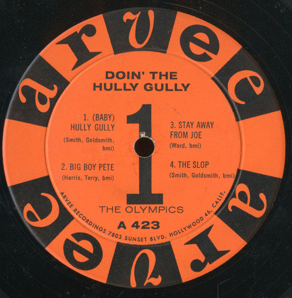The Olympics : Doin' The Hully Gully (LP, Album, Mono)