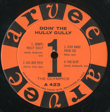 The Olympics : Doin' The Hully Gully (LP, Album, Mono)