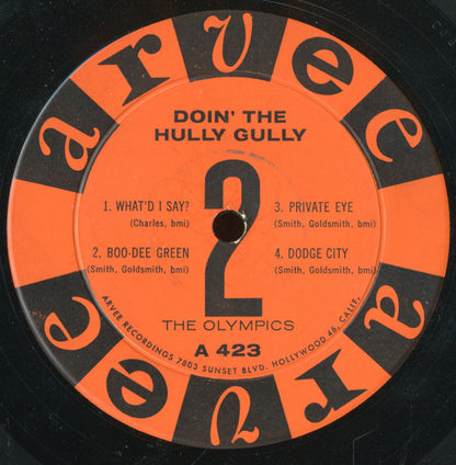 The Olympics : Doin' The Hully Gully (LP, Album, Mono)