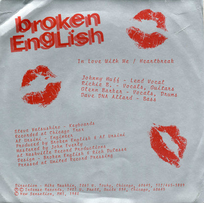 Broken English (4) : In Love With Me (7")