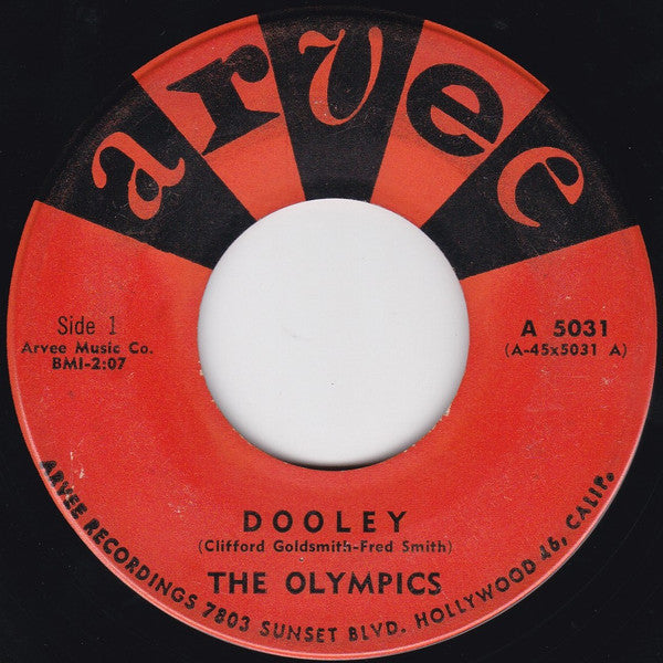 The Olympics : Dooley / Stay Where You Are (7")