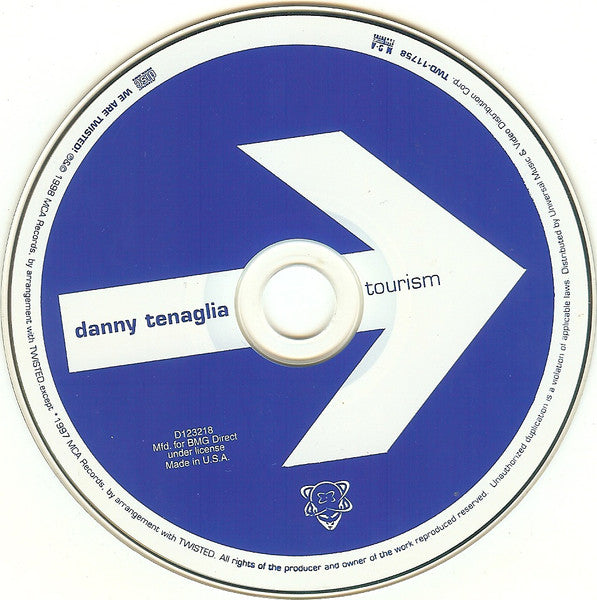 Danny Tenaglia : Tourism (CD, Album, Club)