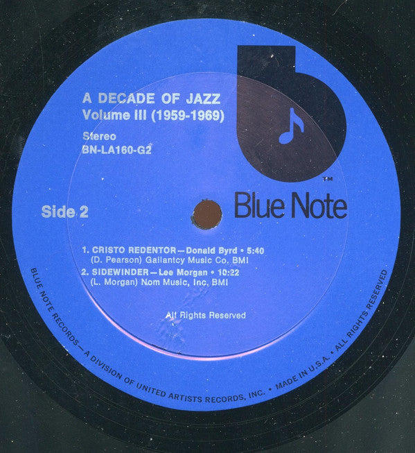 Various : A Decade Of Jazz Volume Three (1959-1969) (2xLP, Comp, RE, Gat)