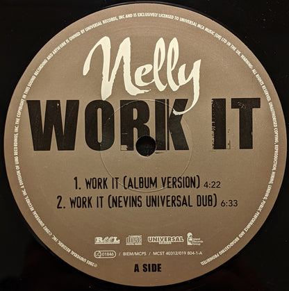 Nelly : Work It (12")