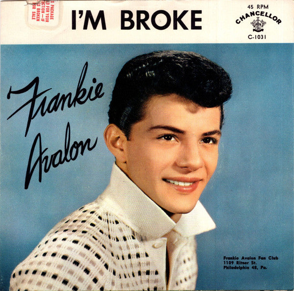 Frankie Avalon : Venus (7", Single, Mono)