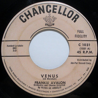 Frankie Avalon : Venus (7", Single, Mono)