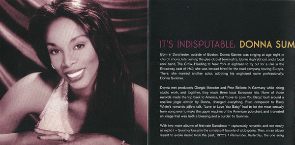 Donna Summer : The Best Of Donna Summer (CD, Comp, UML)