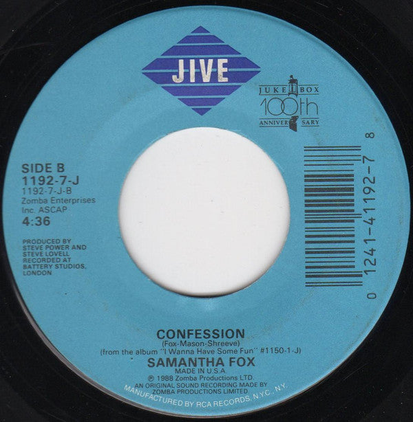 Samantha Fox : I Only Wanna Be With You (7", Single)