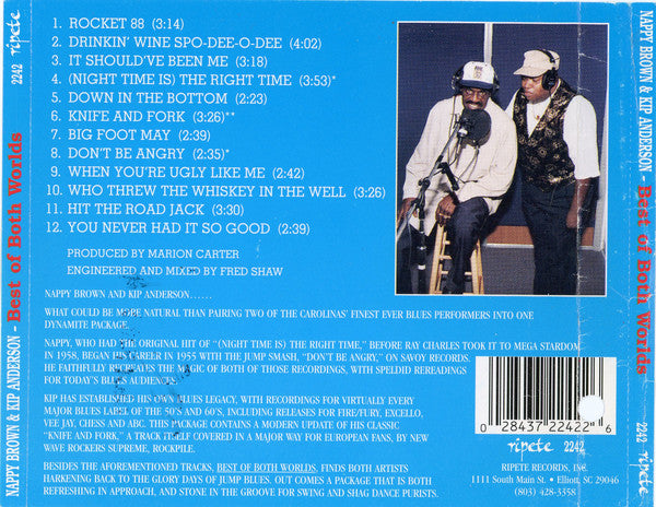 Nappy Brown & Kip Anderson : Best Of Both Worlds (CD, Album)