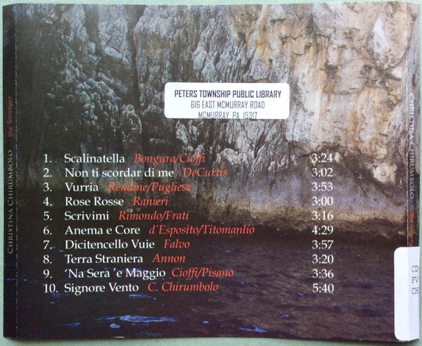 Christina Chirumbolo : The Stranger (CD, Album)