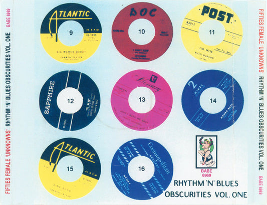 Various : Fifties Female 'Unknowns': Rhythm 'N' Blues Obscurities Vol. One (CDr, Comp, Unofficial)