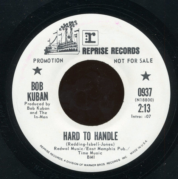 Bob Kuban and The In-Men : Hard To Handle / Soul Man (7", Single, Promo)