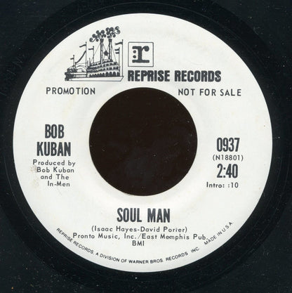 Bob Kuban and The In-Men : Hard To Handle / Soul Man (7", Single, Promo)