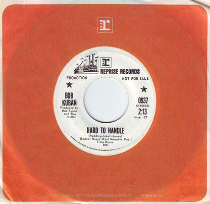 Bob Kuban and The In-Men : Hard To Handle / Soul Man (7", Single, Promo)