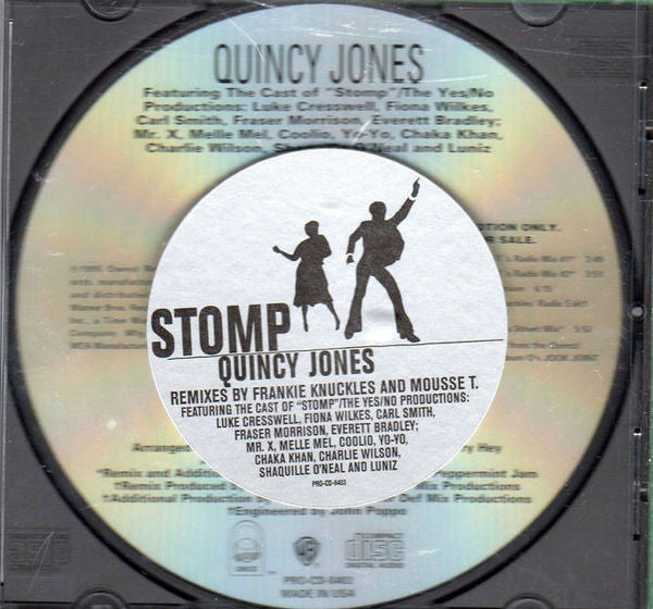 Quincy Jones : Stomp (CD, Maxi, Promo)