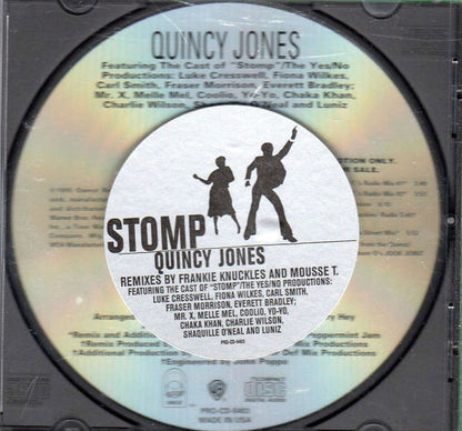 Quincy Jones : Stomp (CD, Maxi, Promo)