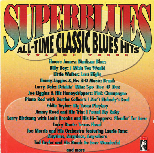 Various : Superblues, Vol. 3 All-Time Classic Blues Hits (CD, Comp, Promo)