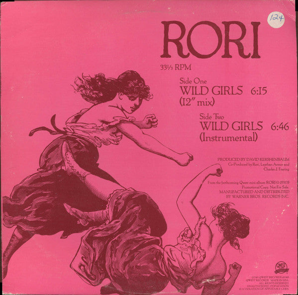 Rori : Wild Girls (12", Promo)
