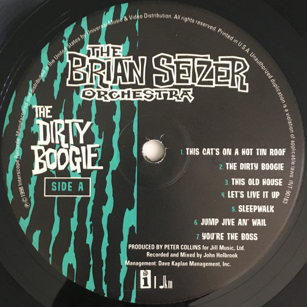 Brian Setzer Orchestra : The Dirty Boogie (LP, Album)