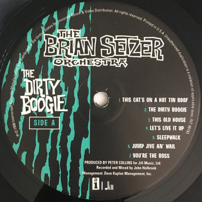 Brian Setzer Orchestra : The Dirty Boogie (LP, Album)