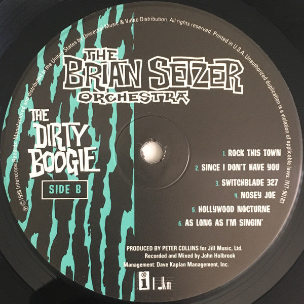 Brian Setzer Orchestra : The Dirty Boogie (LP, Album)