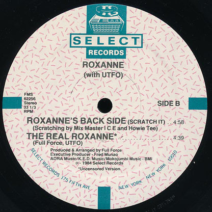 The Real Roxanne With UTFO : The Real Roxanne (12")
