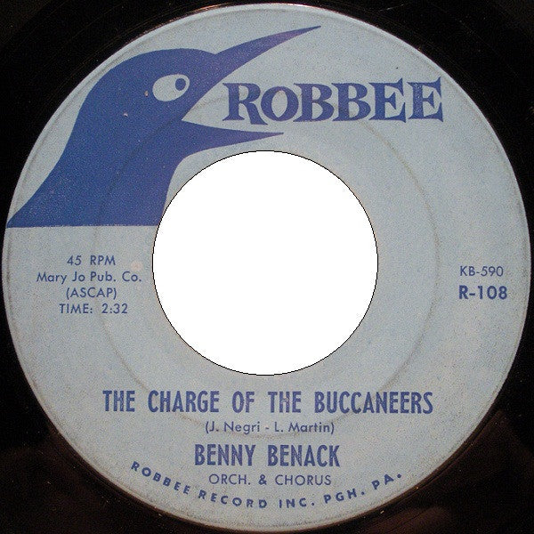 Benny Benack Orchestra & Chorus : Beat 'Em Bucs (7")