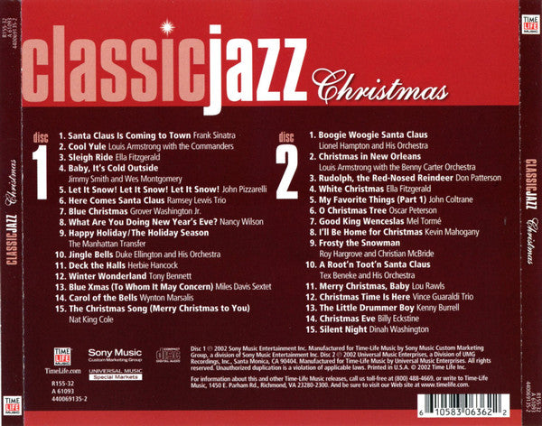 Various : Classic Jazz: Christmas (2xCD, Comp)