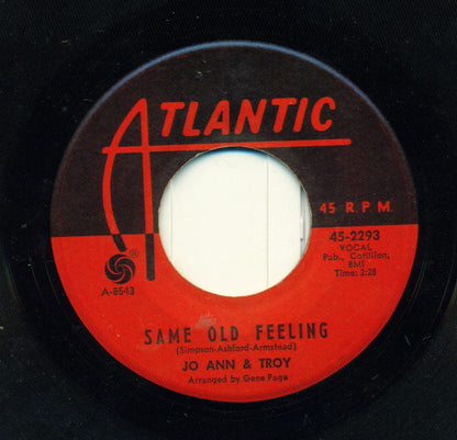 Jo Ann Campbell & Troy Seals : Same Old Feeling / Just Because (7")
