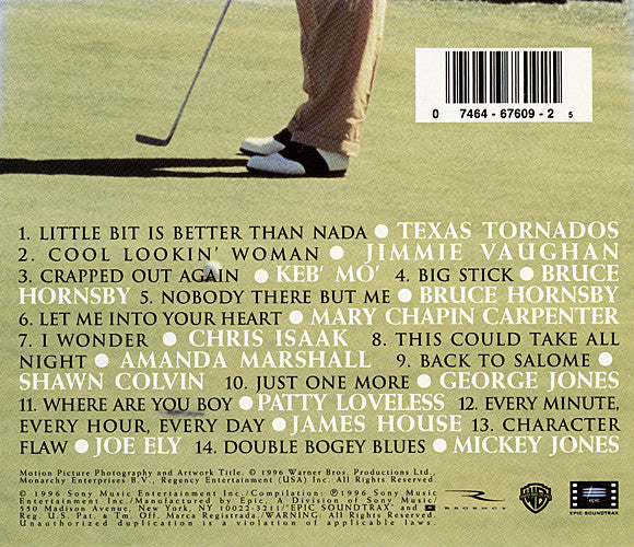 Various : Tin Cup (Music From The Motion Picture) (CD)