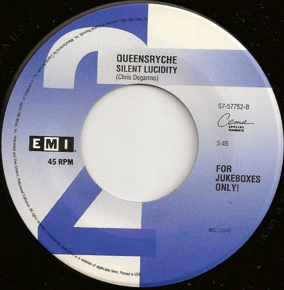 Queensrÿche : Anybody Listening? (7", Single, Jukebox)