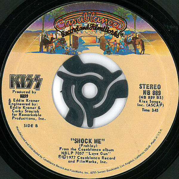 Kiss : Christine Sixteen (7", Single, RE, Styrene, 3:1)