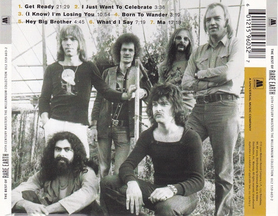 Rare Earth : The Best Of Rare Earth (CD, Comp, RM, UML)