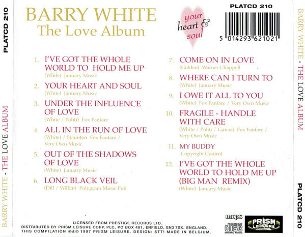 Barry White : The Love Album (CD, Comp)